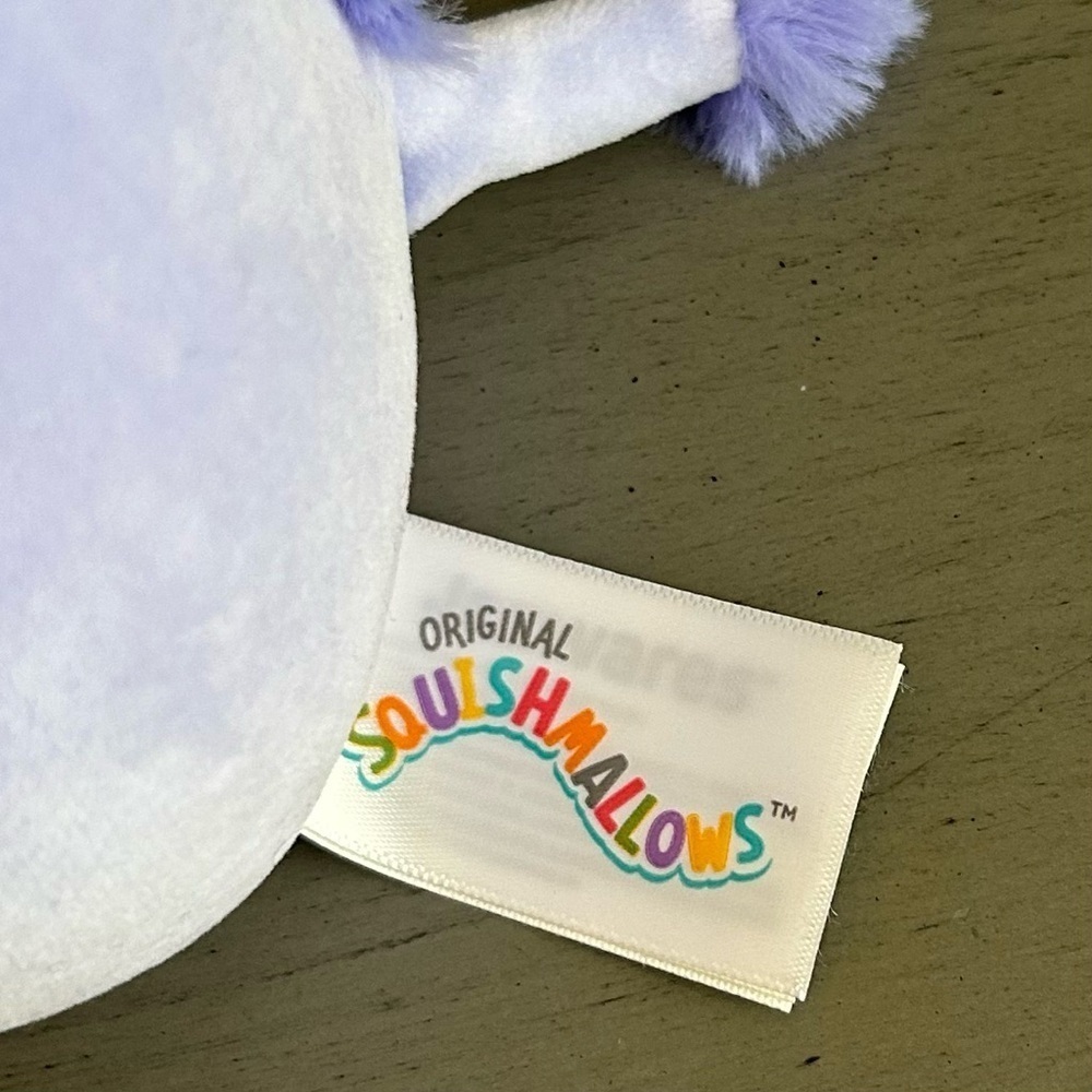 Squishmallows Easter Milanda Donkey Plush Toy 4.5 in Purple Floral Crown NWOT - Picture 3 of 6